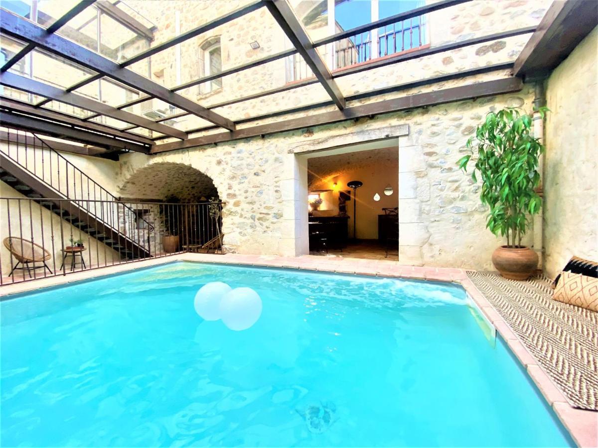 Gite De Groupe 9Ch Ou 3 Gites Independants De 3Ch - Patio Et Piscine Interieure Chauffee Toute L'Annee Vallon-Pont-d'Arc Exterior photo